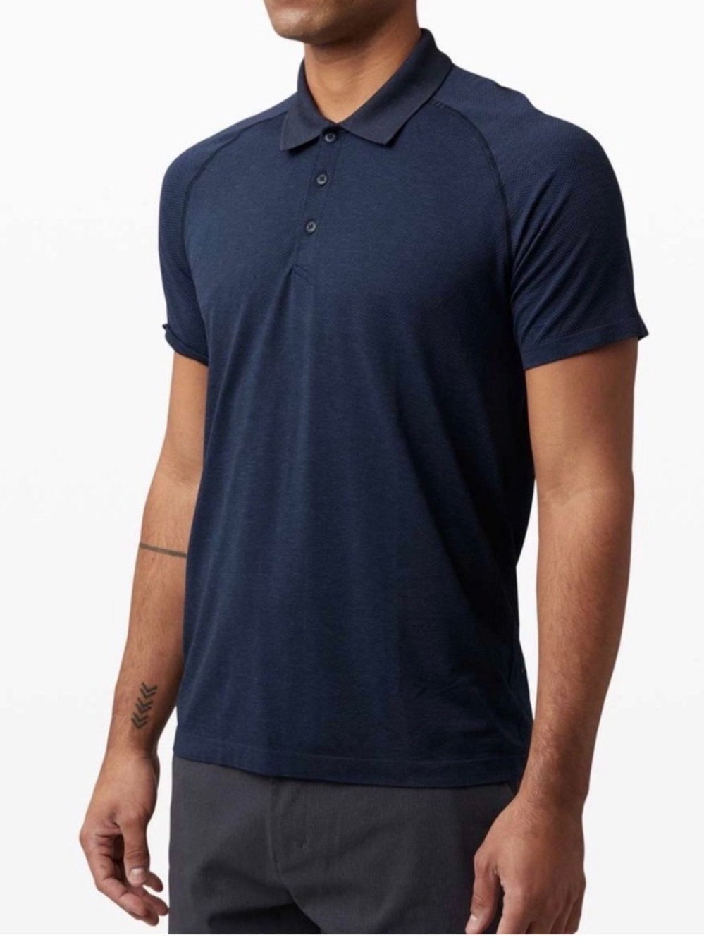 Lululemon Metal Vent Tech Polo Blue XL